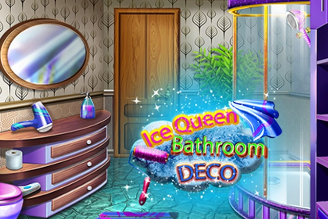 Ice Queen Bathroom Decoration